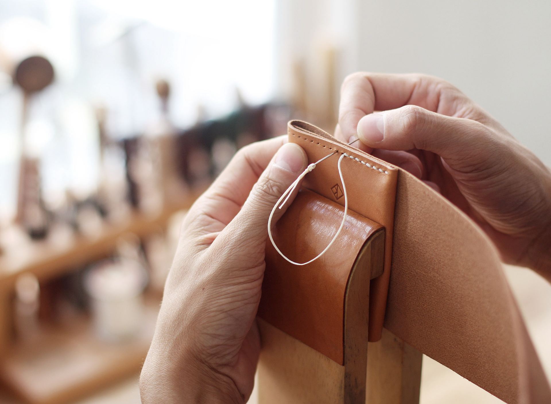 Hand-stitching process