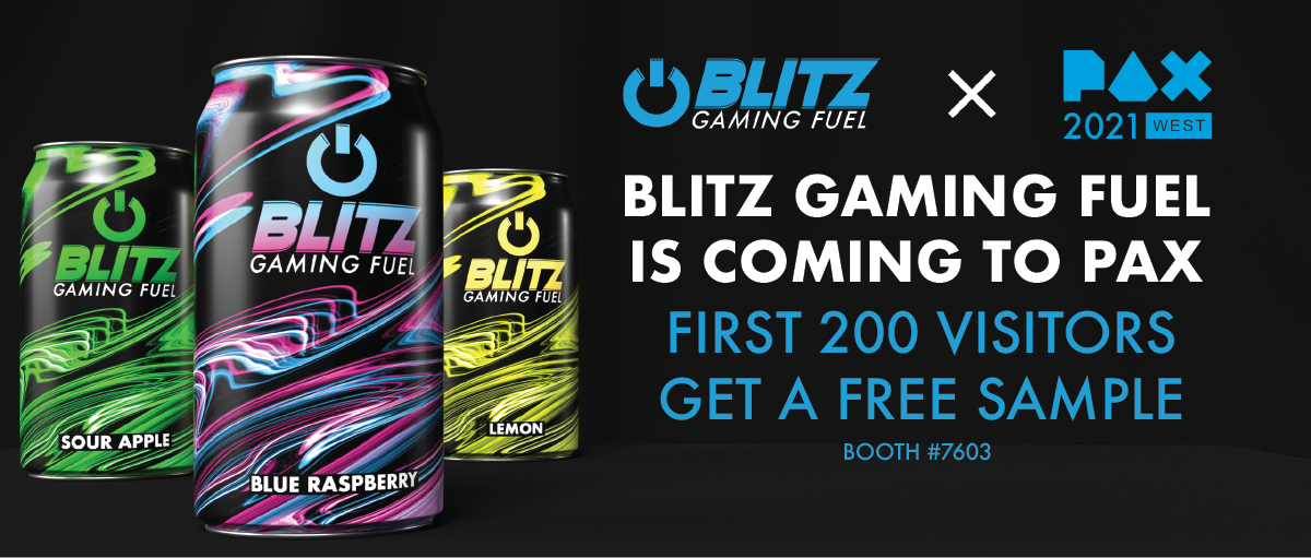 Blitz Gaming Fuel x PAX West Ad