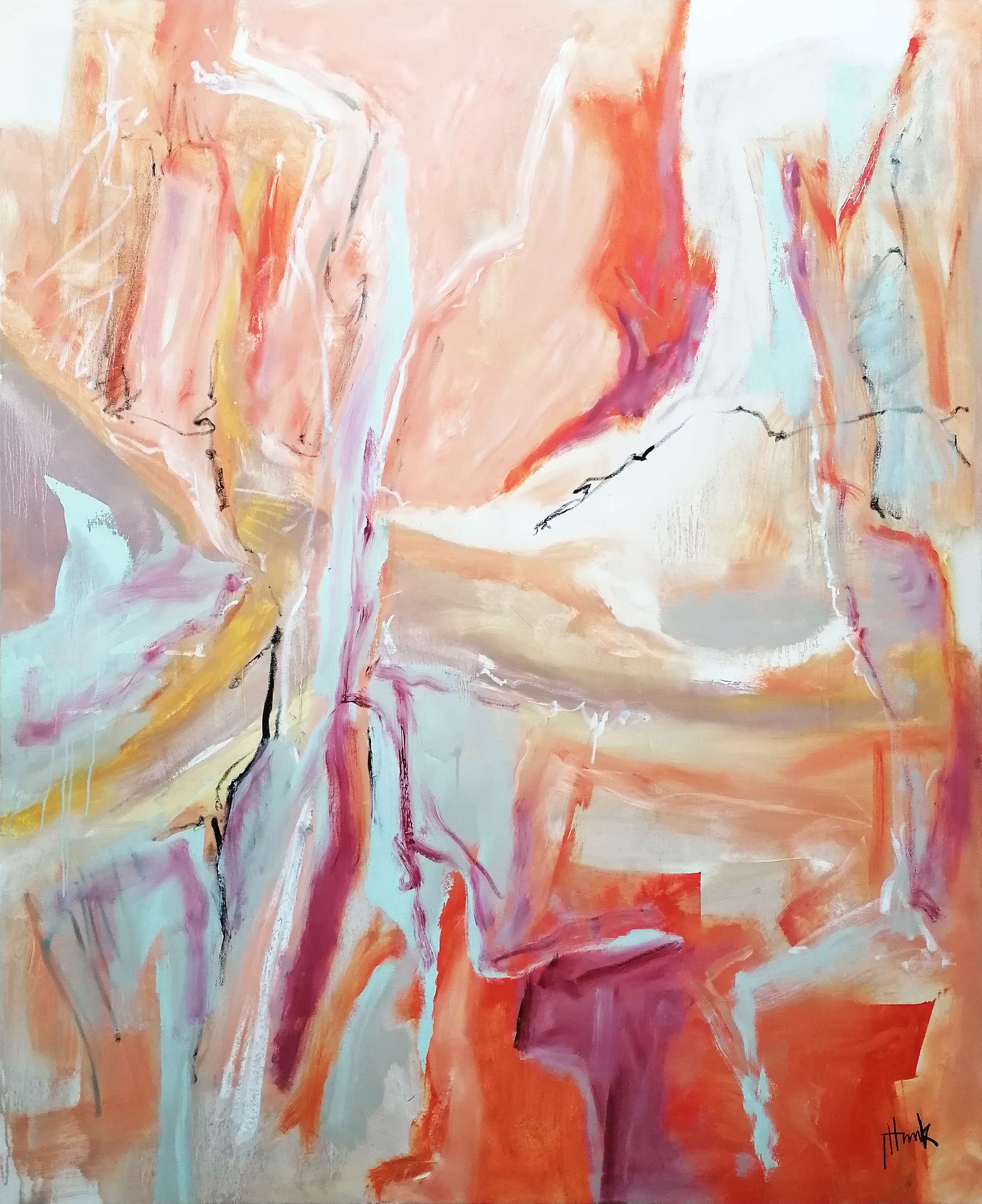 VERLIEHEN ; MESS 14 ; 140 x 170cm