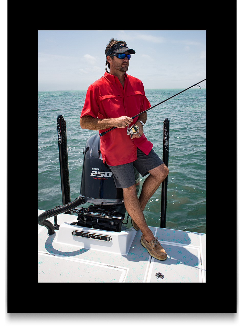 GameGuard Outdoors - Redfins in the Bay - Model Photography by Ben Gilliand, BGV Agency, bgvisual.com