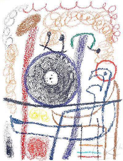 “Album 21 - For The Poem By Carlos Franqui” Lithograph in Colors, c.1978, Edition:75, Hand Signed in Pencil LR, Image: 25.5 x 19.75”, Please Inquire