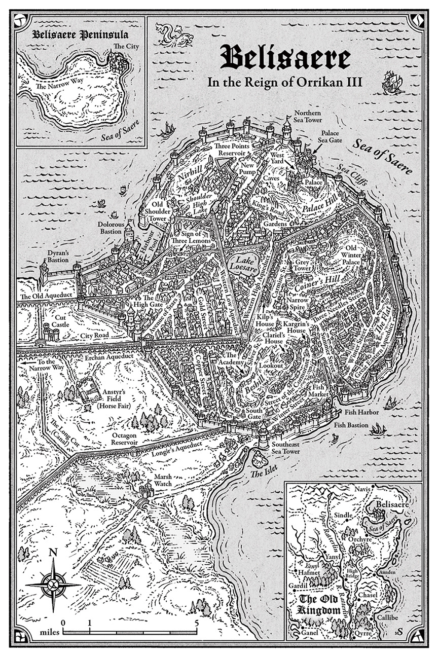 Map of Belisaere