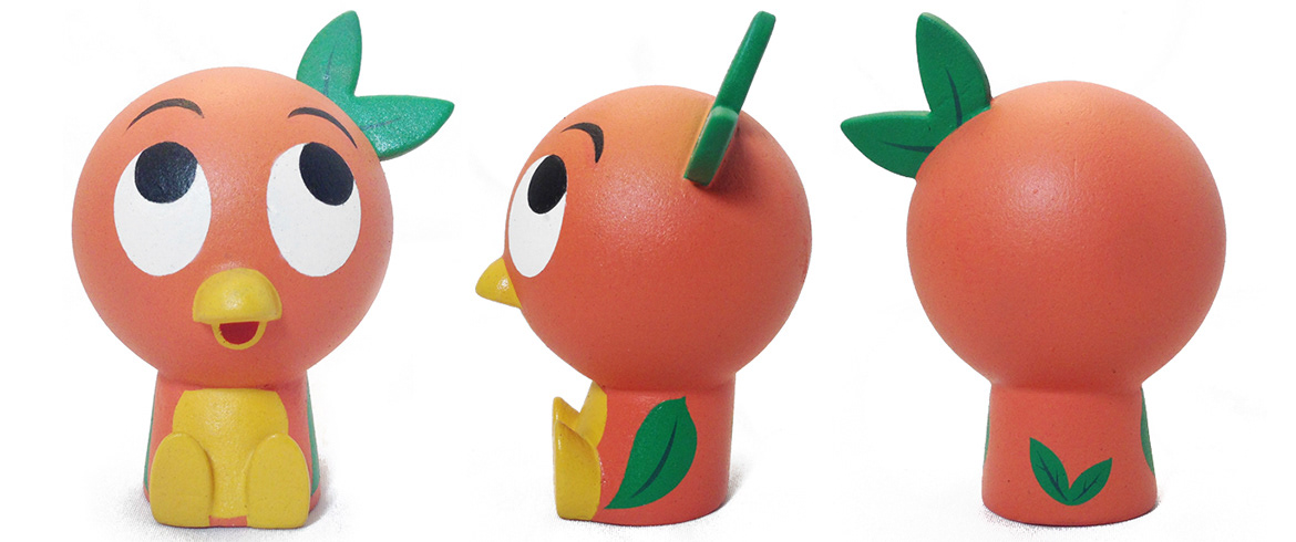 Orange Bird 3D Print