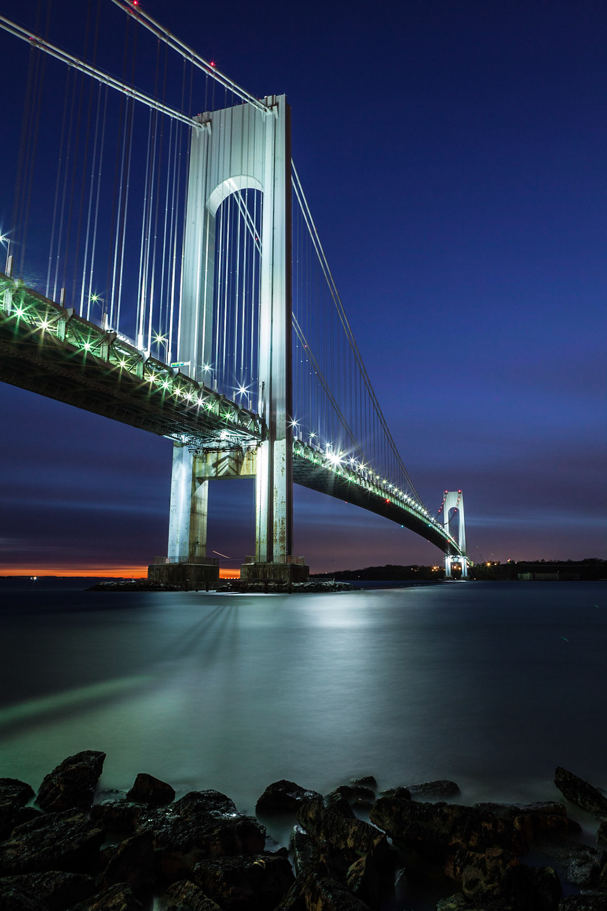 heidger marx photography - New York Bridges at night