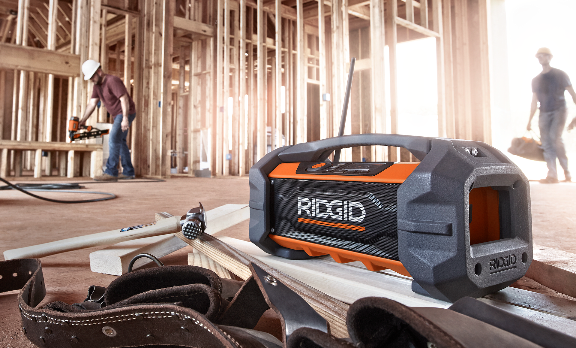 18V Jobsite Radio w/ Bluetooth®, RIDGID Tools