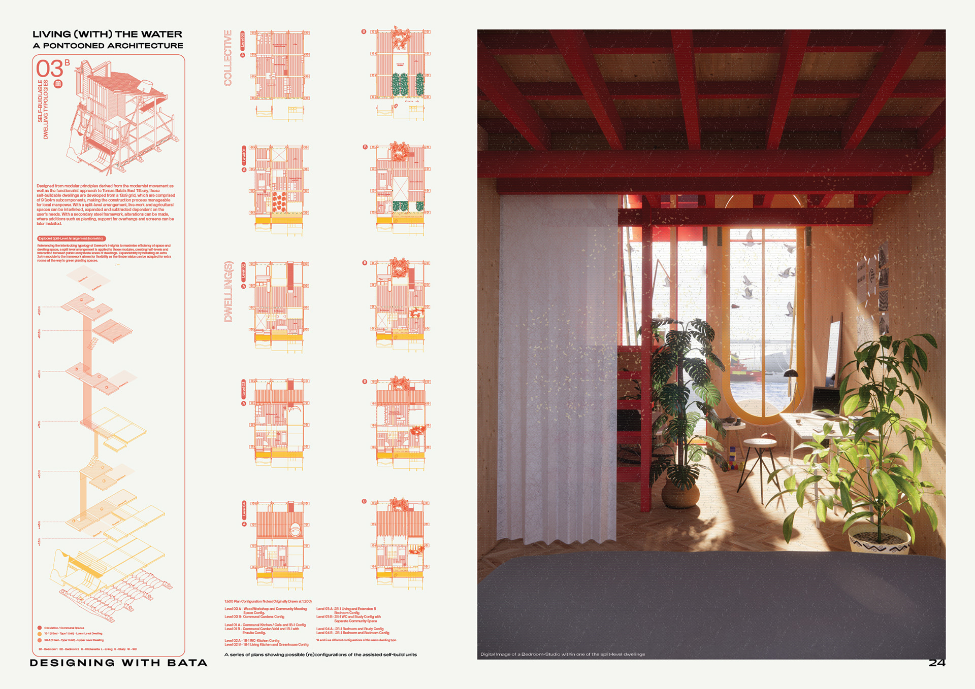 Living With The Water: An Assisted Self-Build Pontooned Architecture