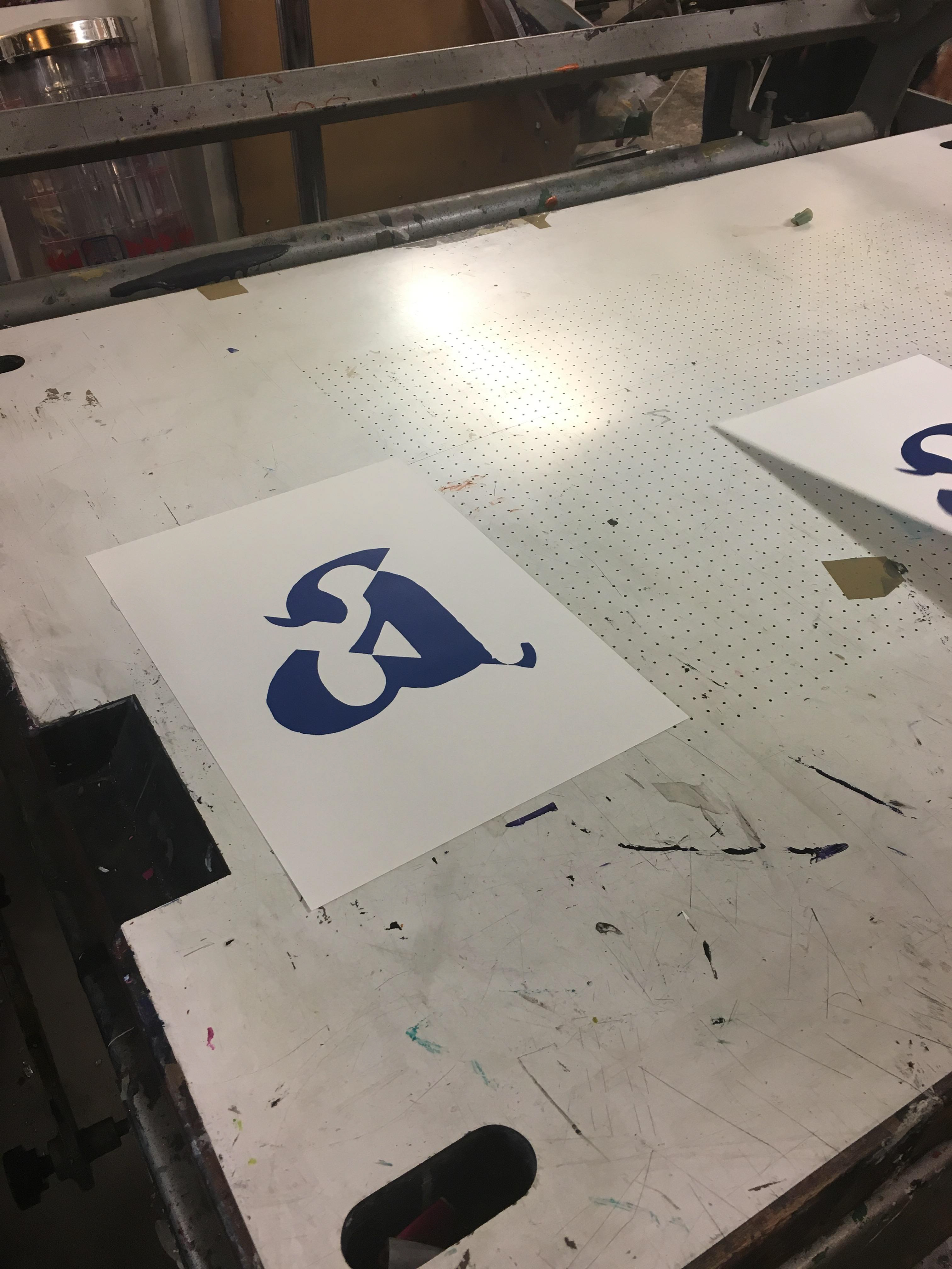 made by caitlin. - 'Print Club London' Screen Printing Workshop