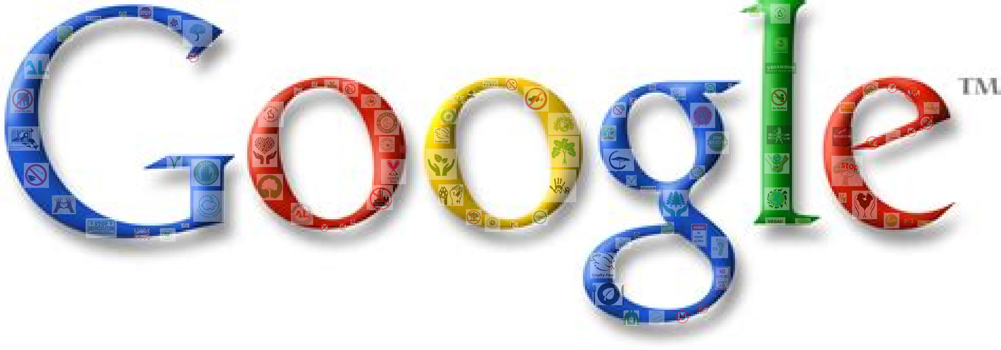google vegan icon tattooed