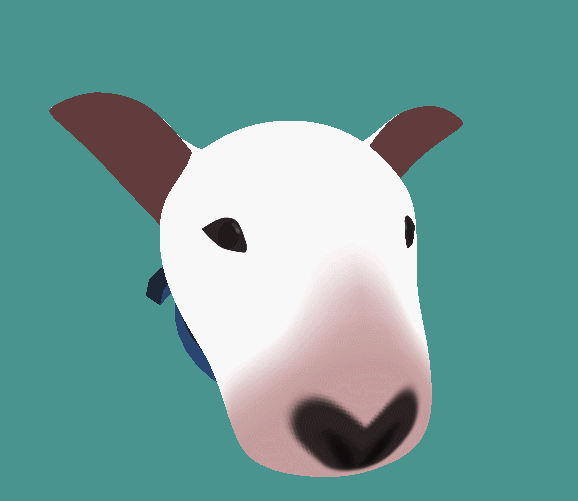I saw this dog and had to model it