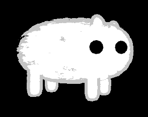 Baba Is You fanart + crayon shader