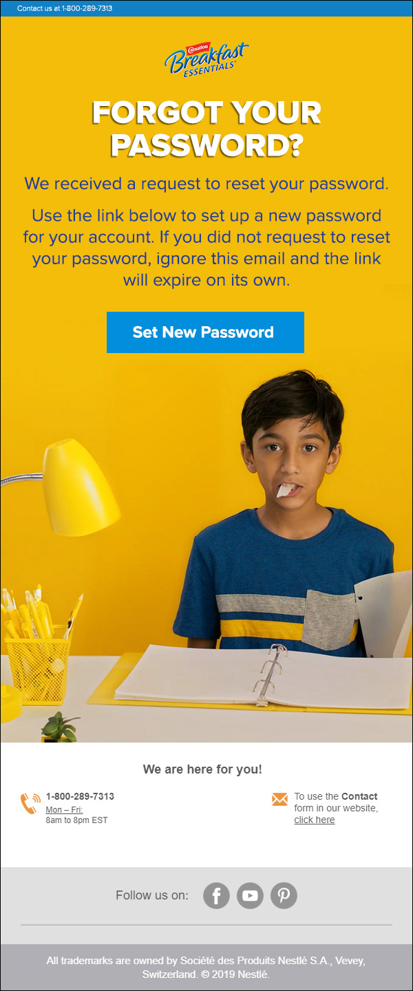 Forgot your Password