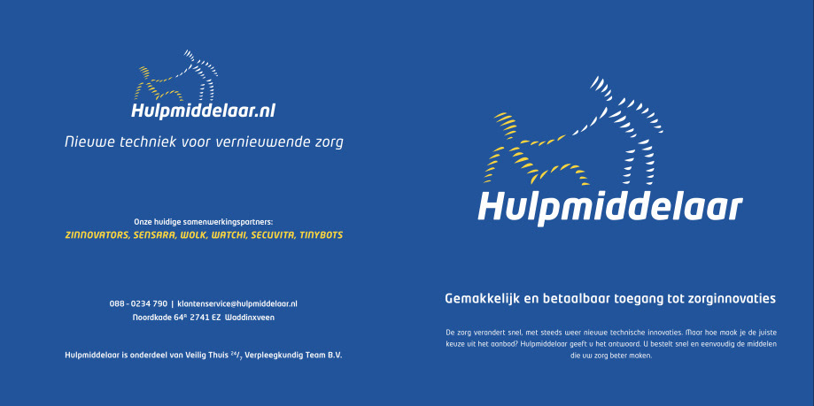 Folder Hulpmiddelaar – innovatieve zorgproducten