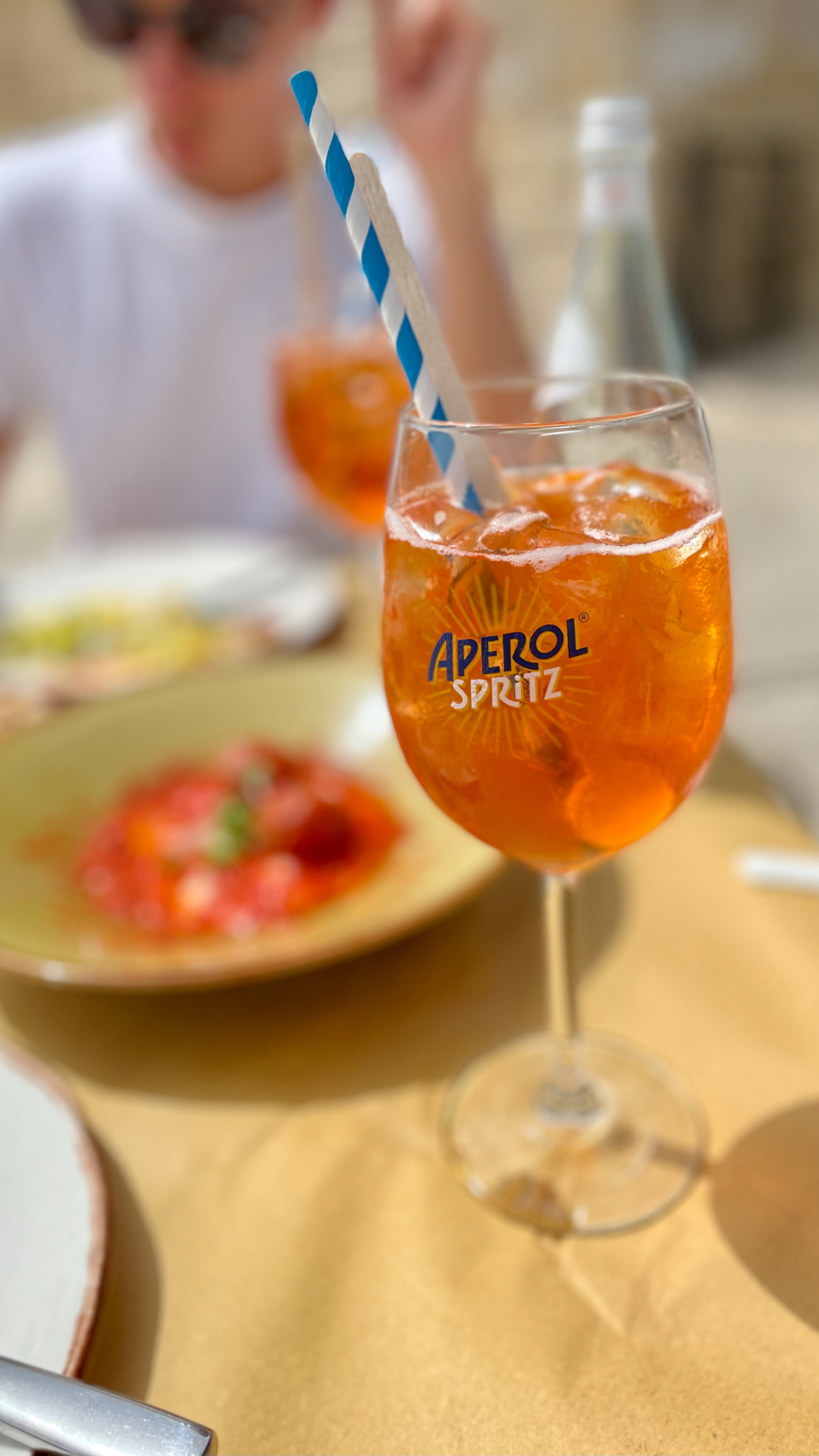 Aperol Spritz at Manakis