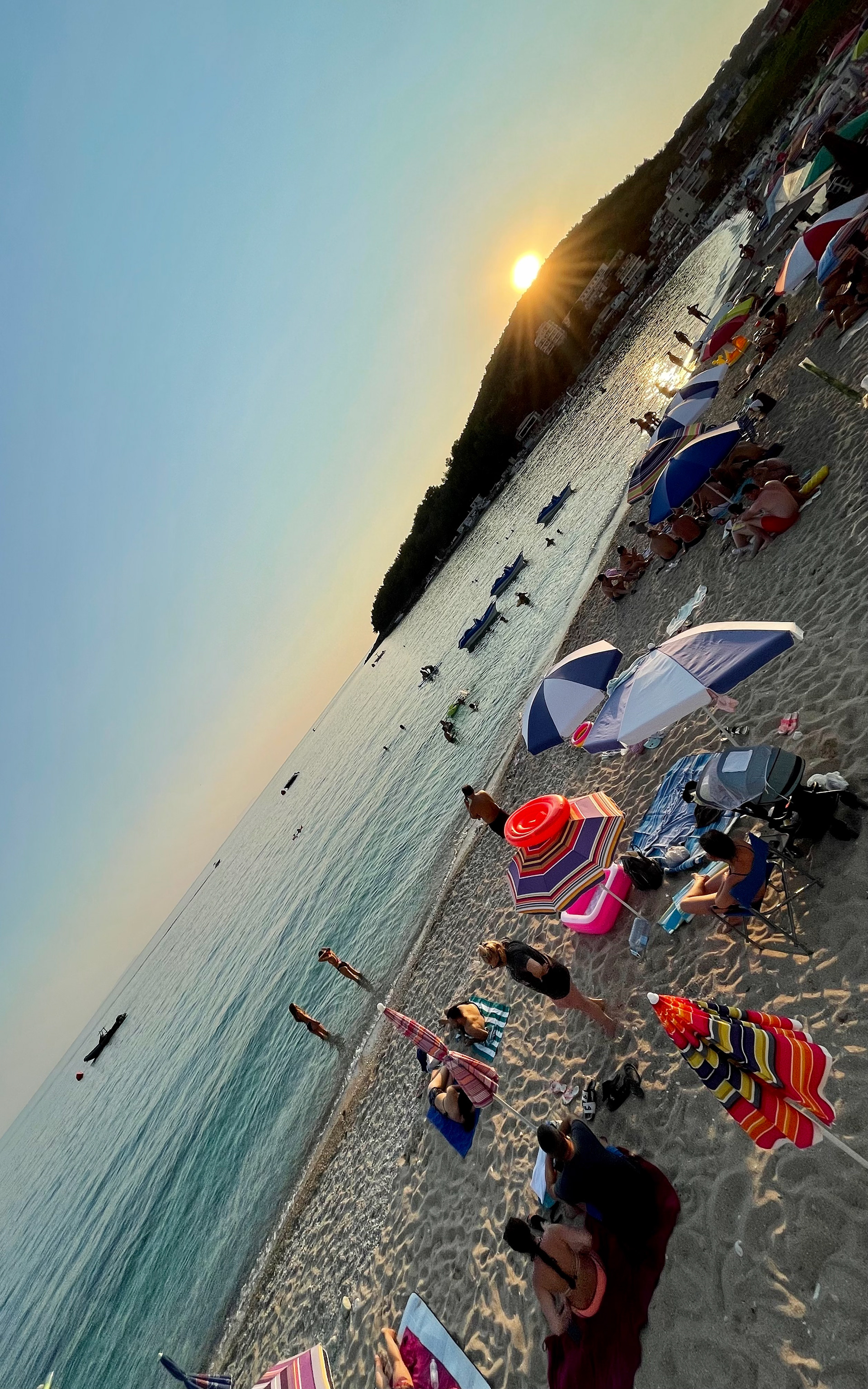 Himarë Beach at Sunset