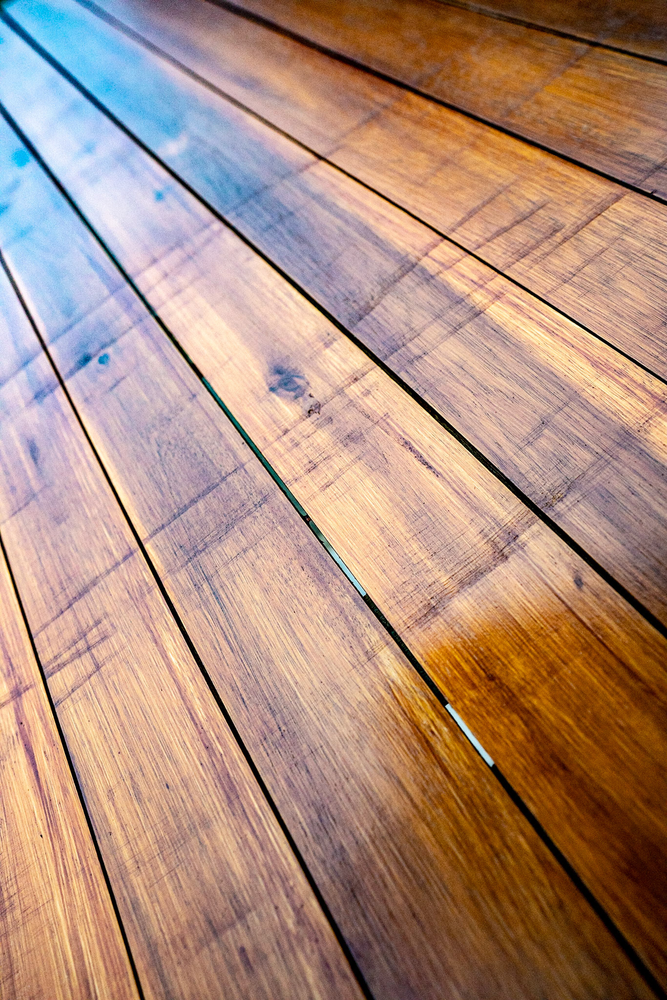 Finished sanding and restaining the table outside ready for the summer (and Easter Sunday)