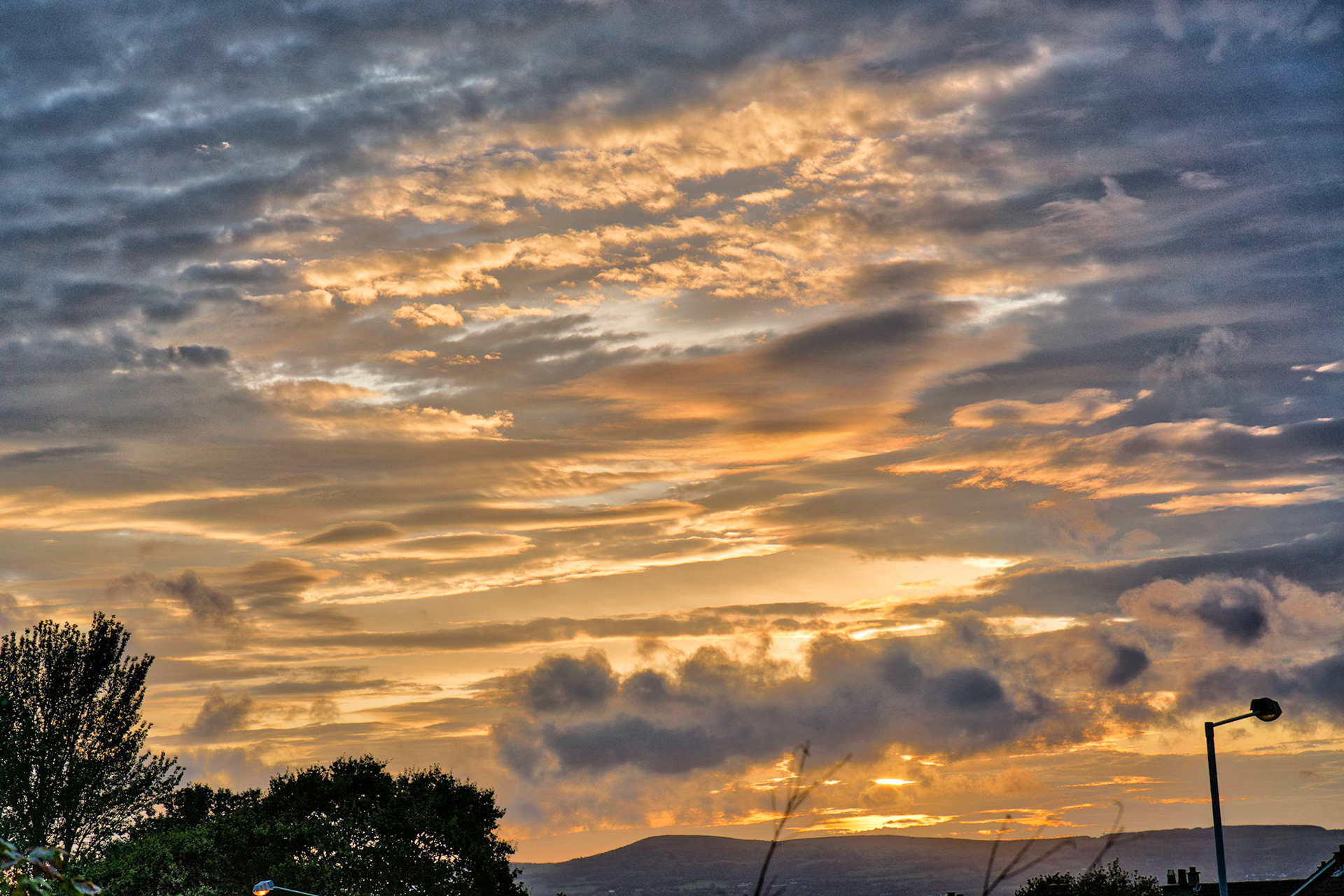 beautiful sky from the Tesco carpark!!