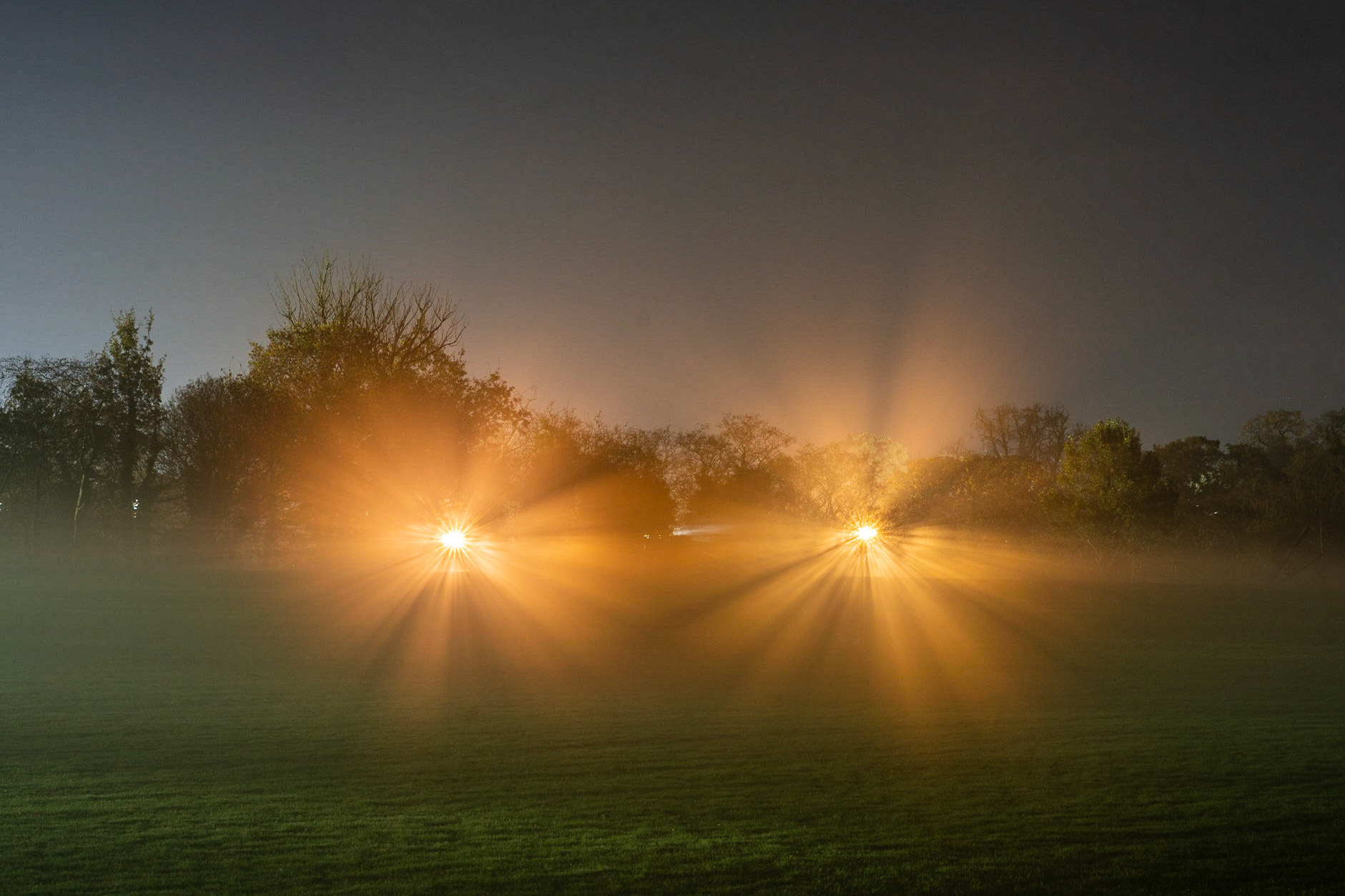 Plenty of fog floating around tonight