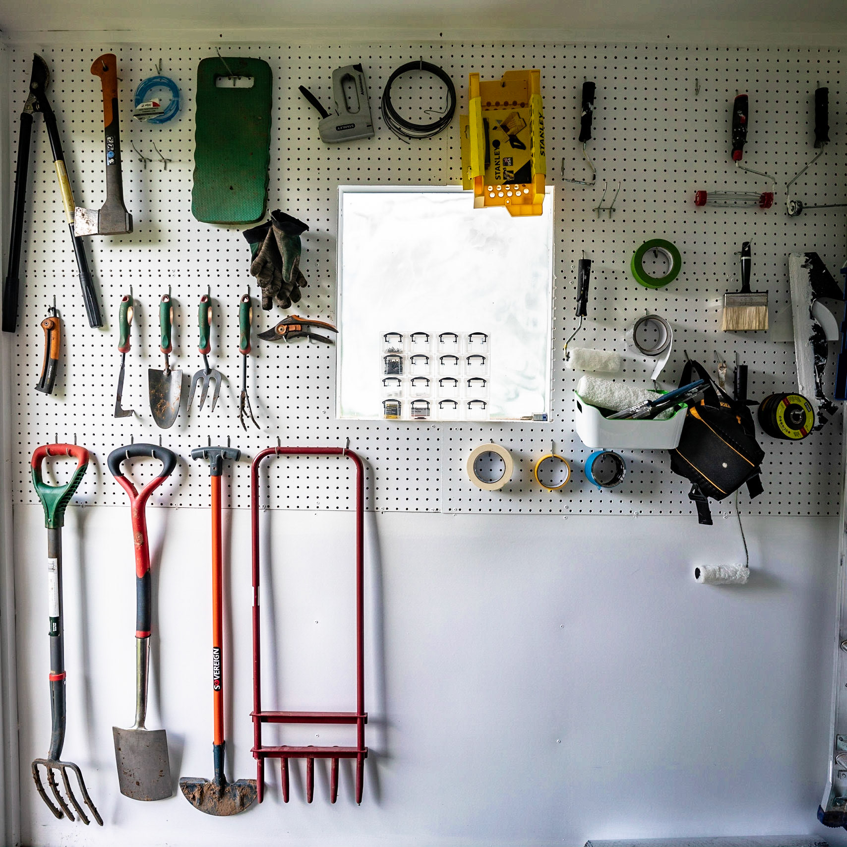 Working hard in the garden today