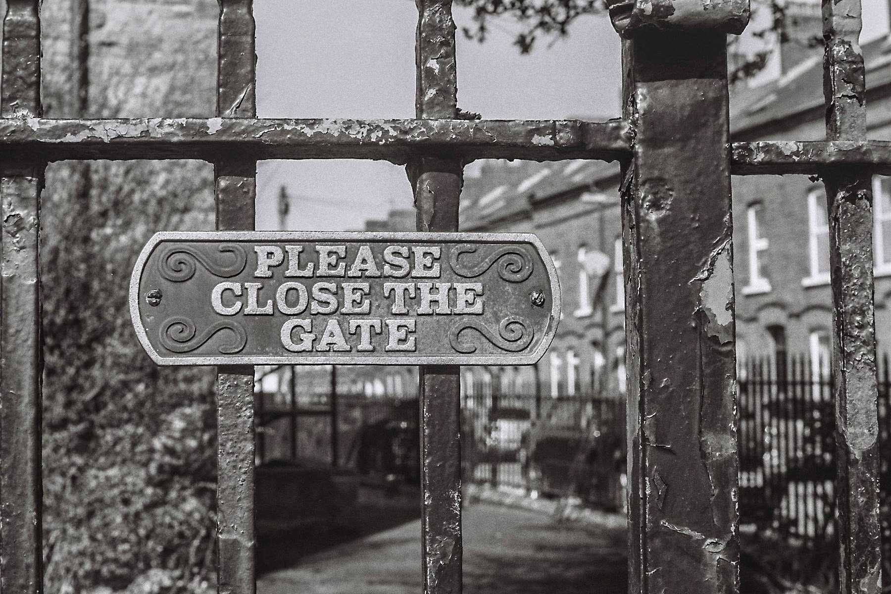 The sign says it all