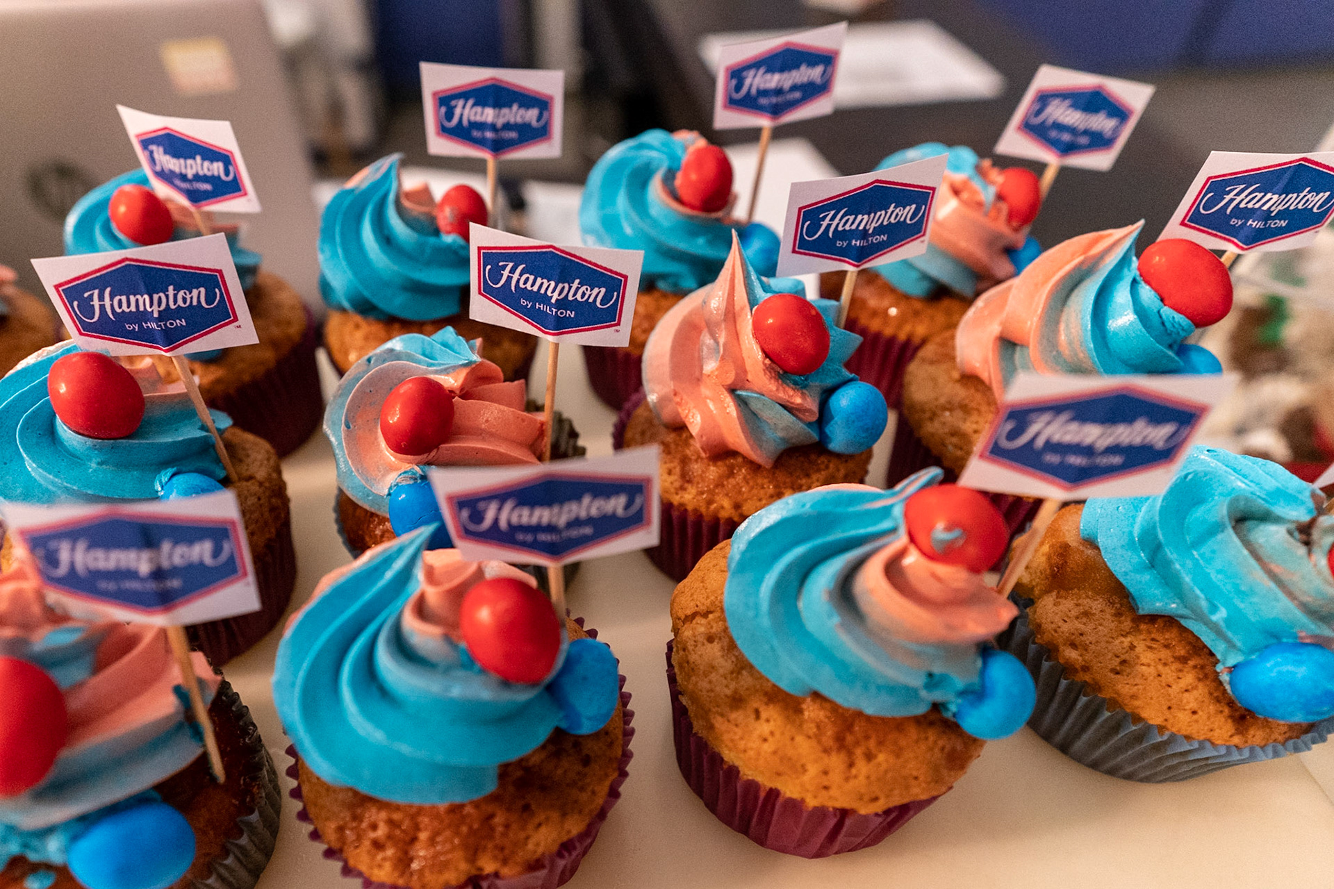 Today we welcomed 3 new hotels to the Hilton family and had some cup cakes to celebrate