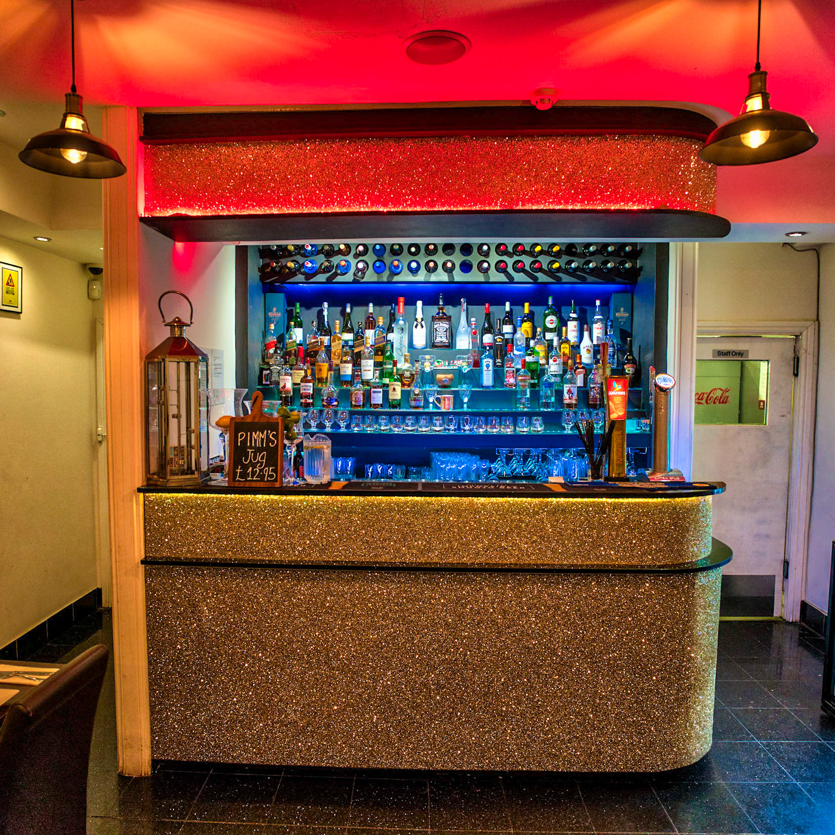 Went to Takaa Tak for dinner. Great food, great staff, but the star of the show was def the bar!!