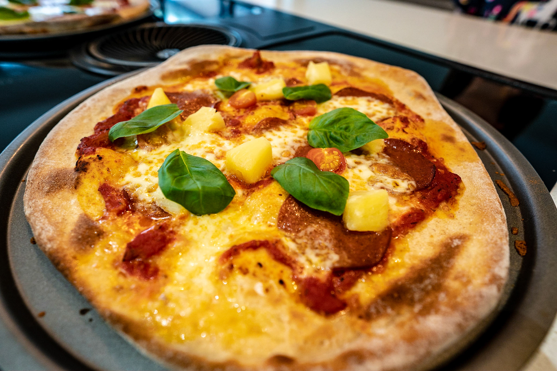 Pizza night with Conor and the girls :)