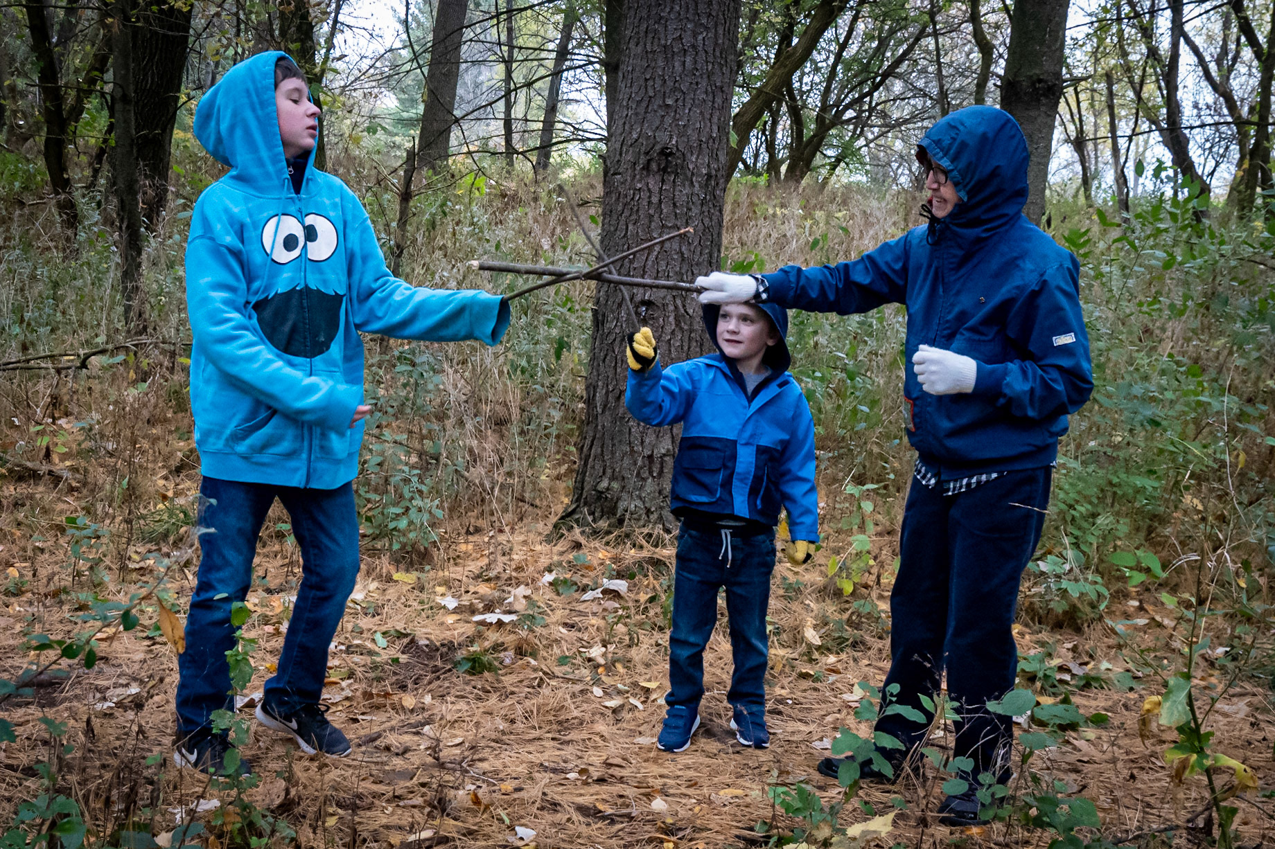 Stick fighters!  October 2020