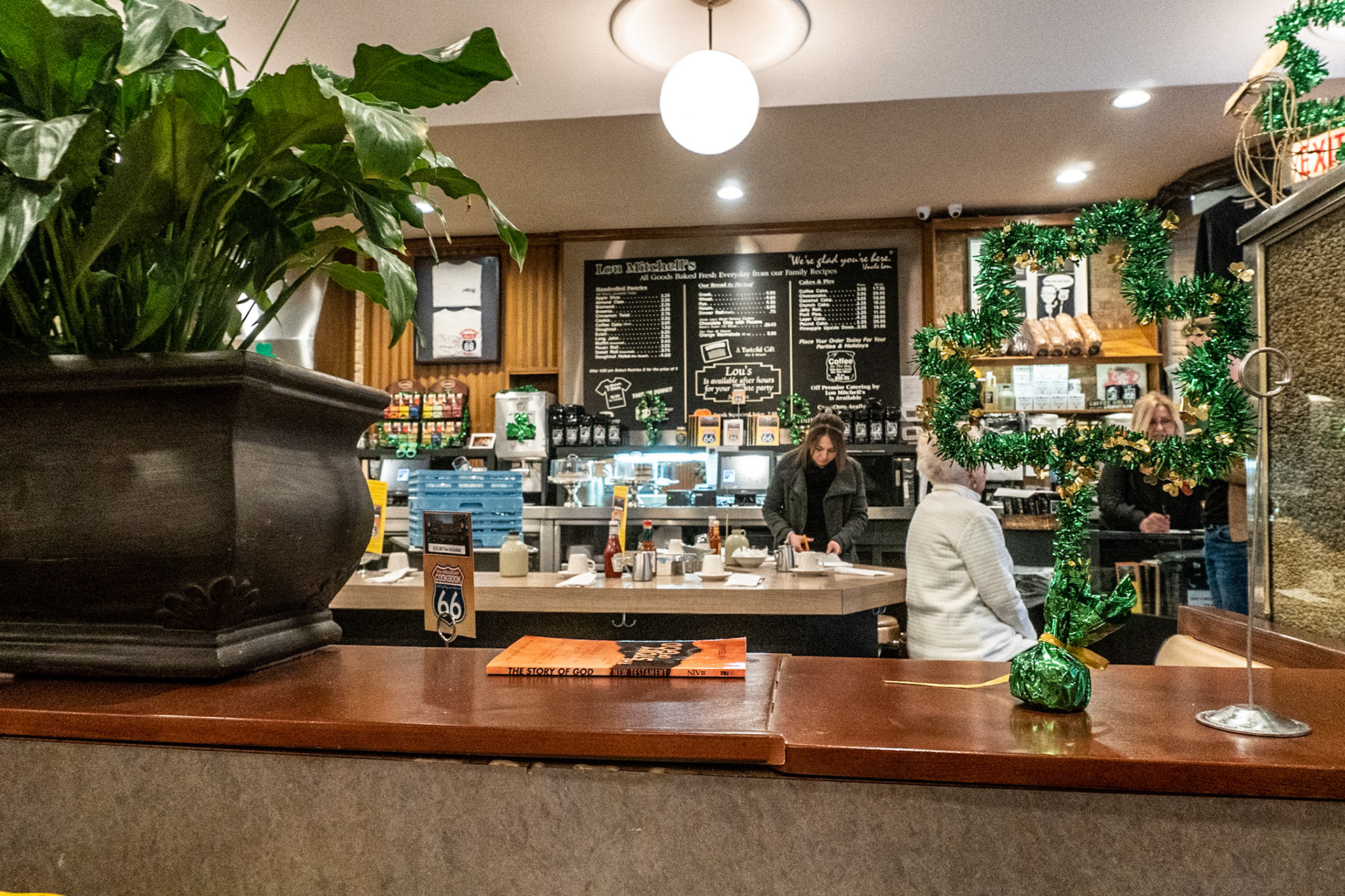 Lou Mitchell's Restaurant Chicago March 14, 2020