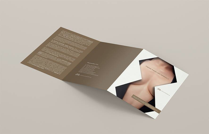 Folder promocyjny dla firmy Massmediaca