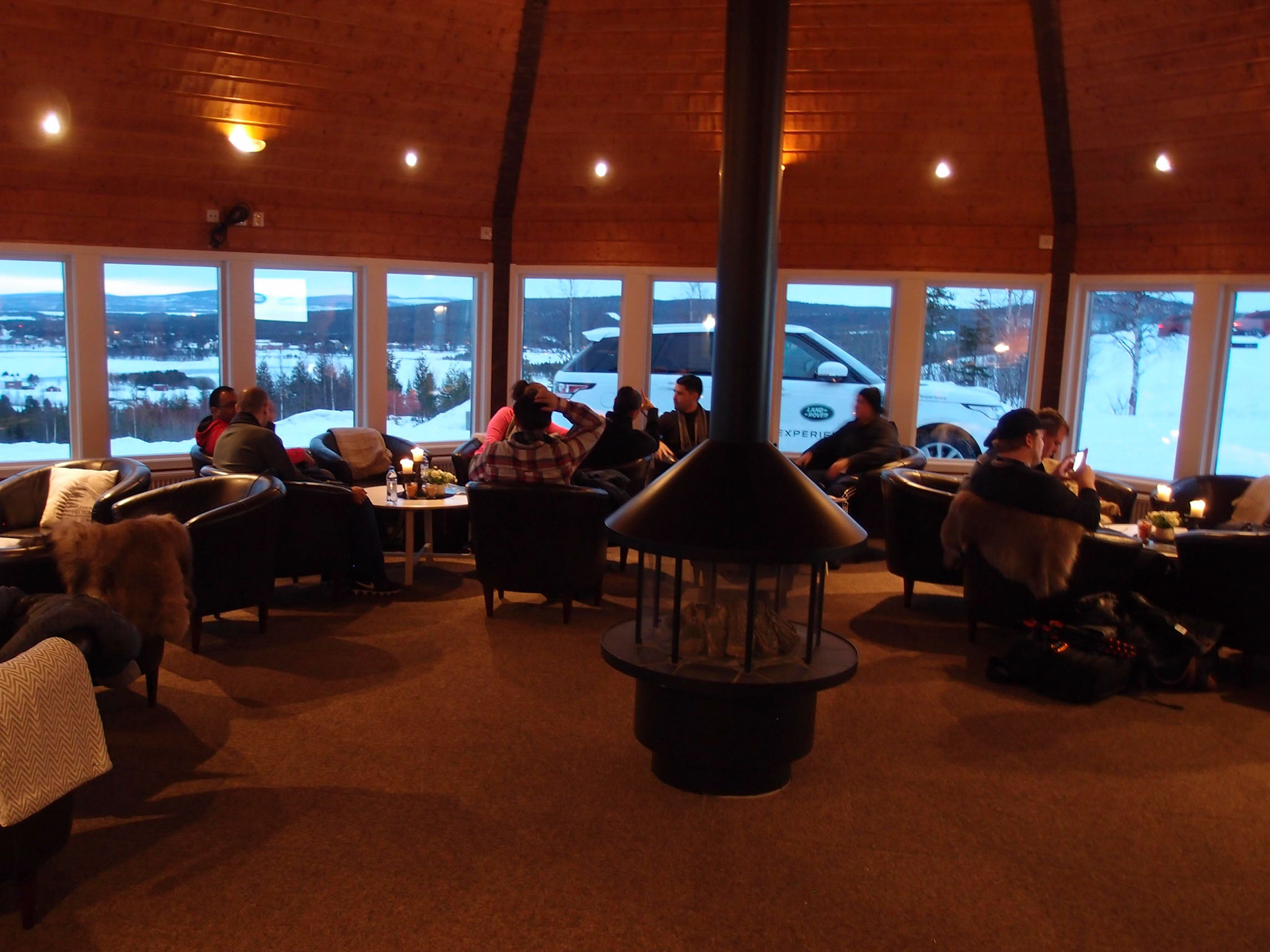 Hotel loungs for the ice drivers