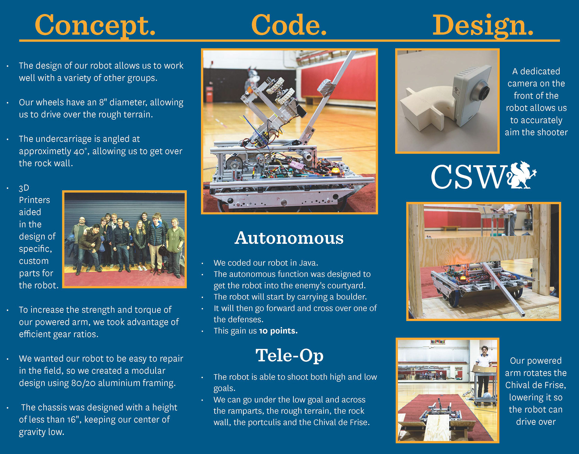 Ben Kahan - FRC Stronghold Brochure - Team 5347