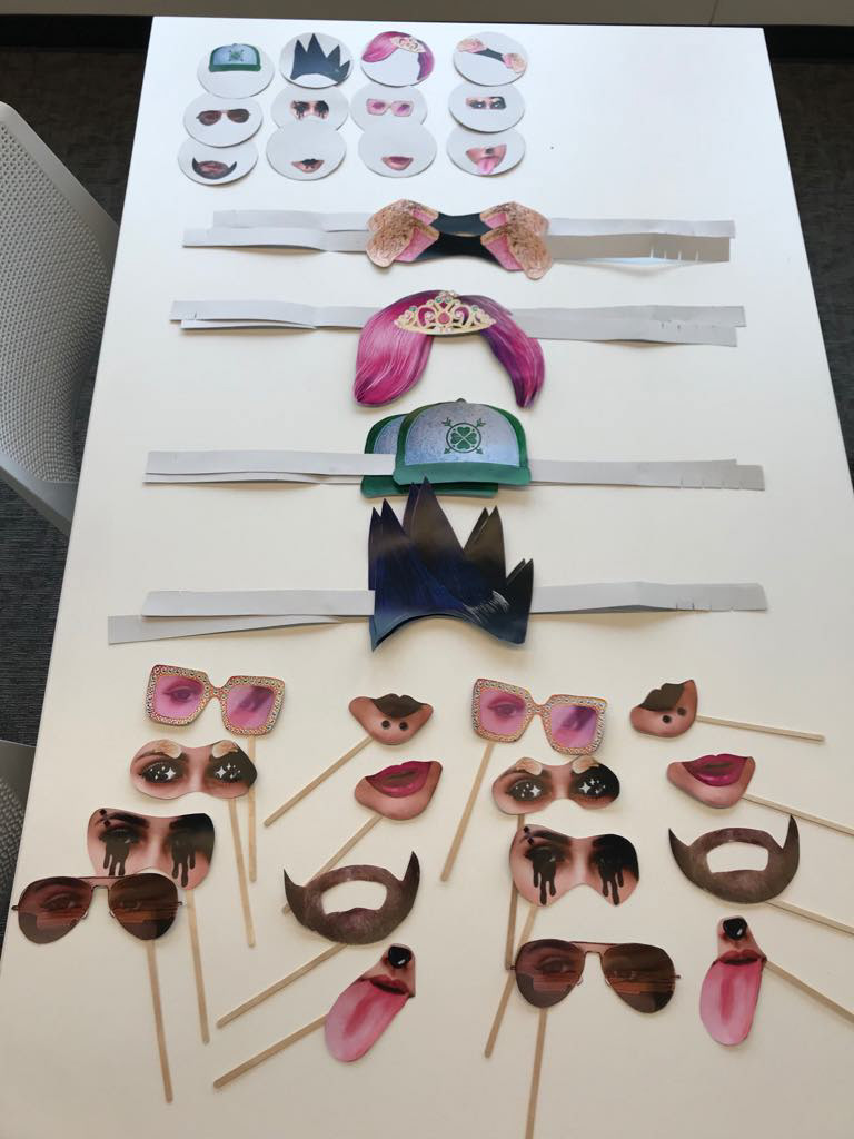 Costume party prototype outfits