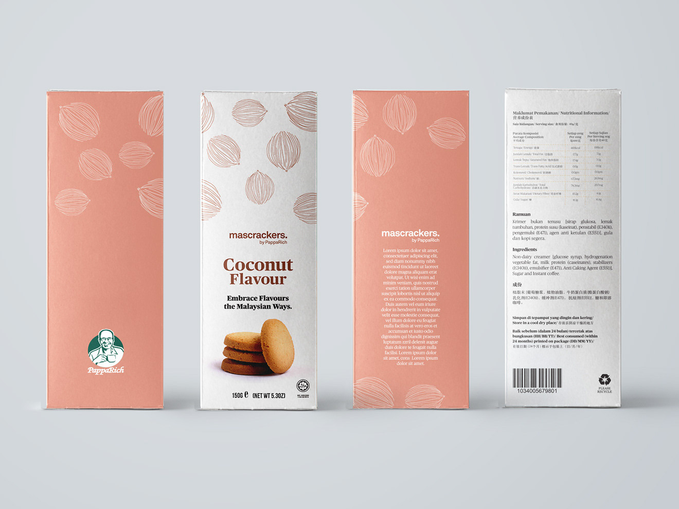 Chesmond Hiew - Papparich Cookie Packaging Design