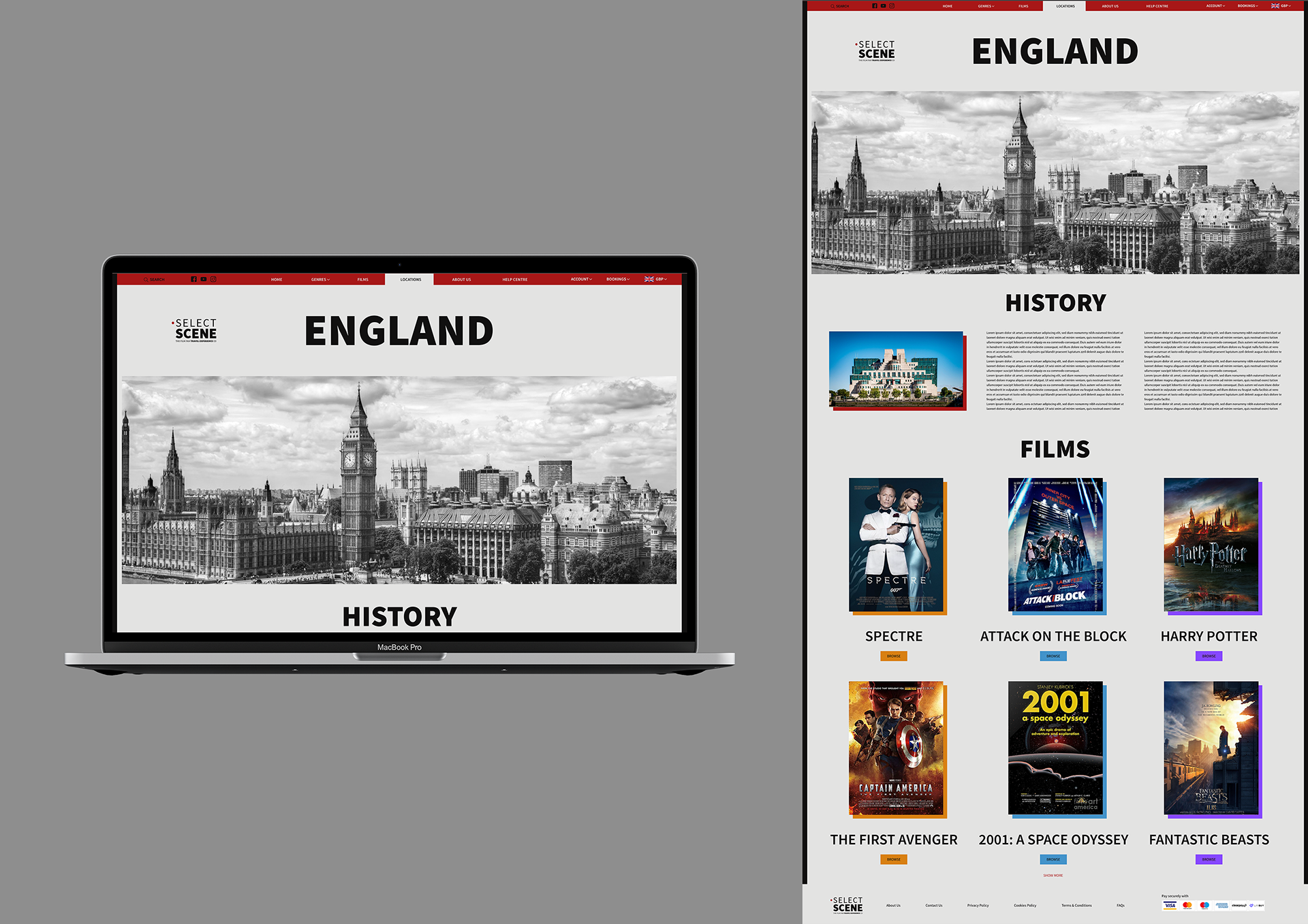 Specific Locations Page