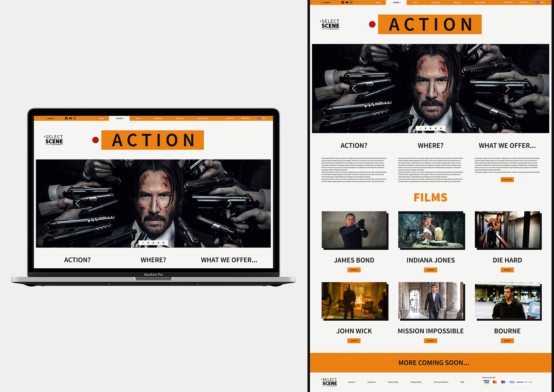 Action Genre Page
