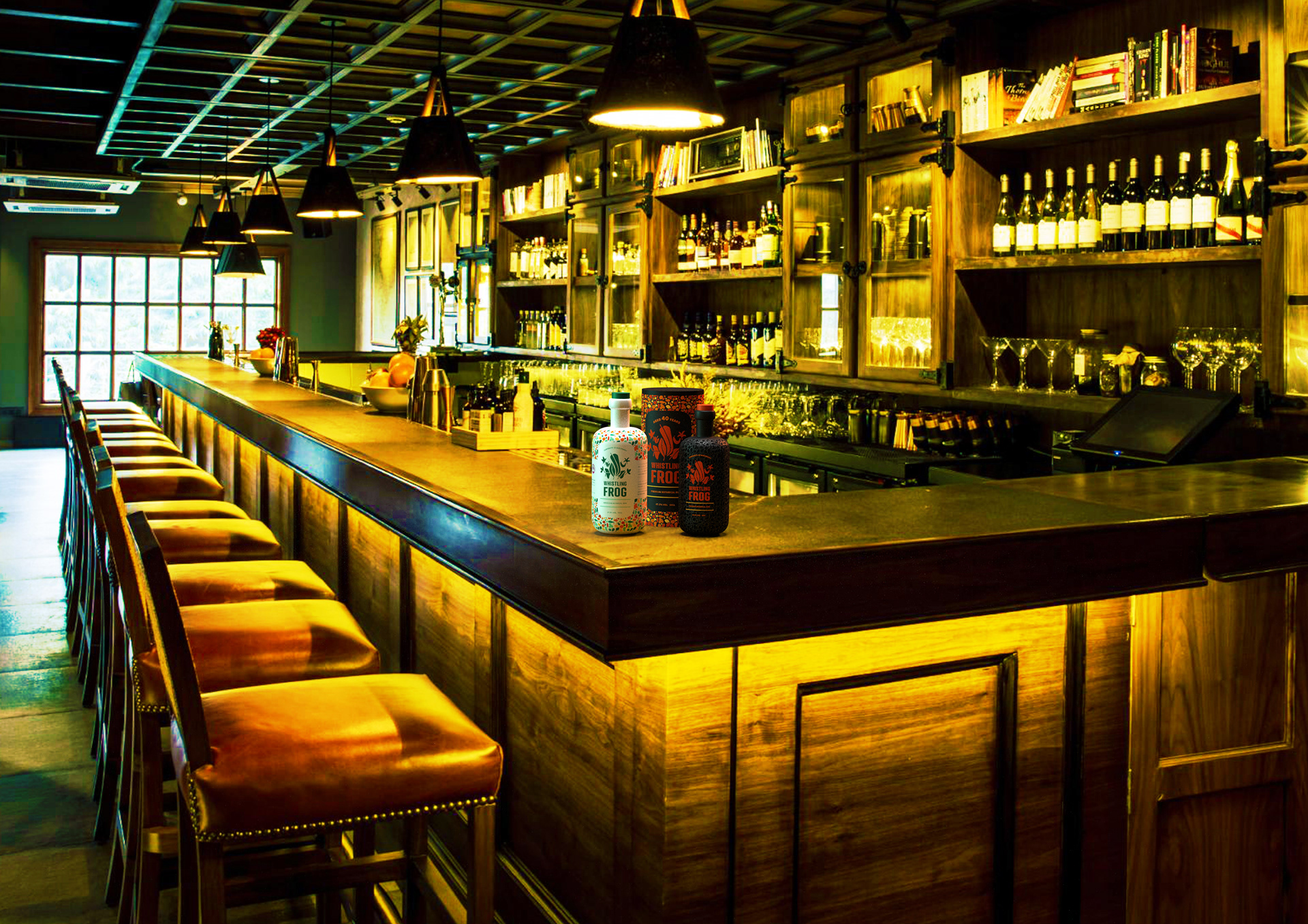 Whistling Frog Rum Bar Scene