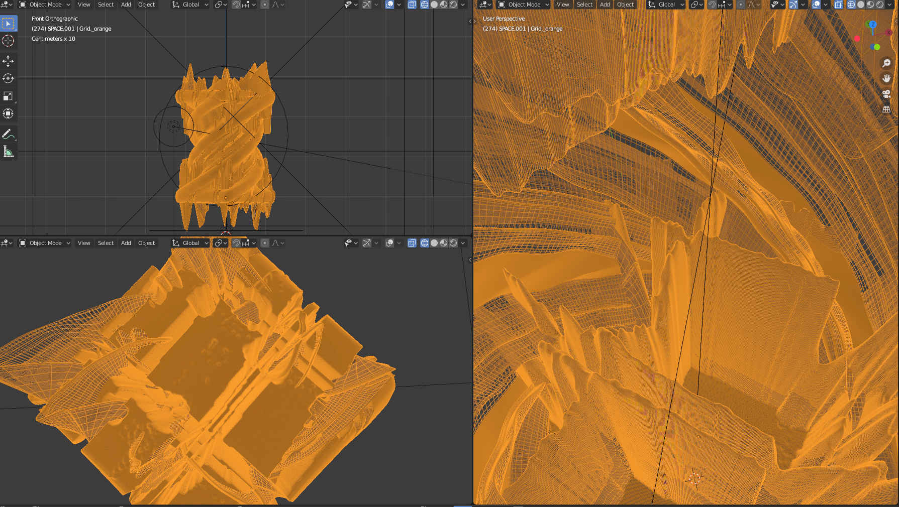 Wireframe mode