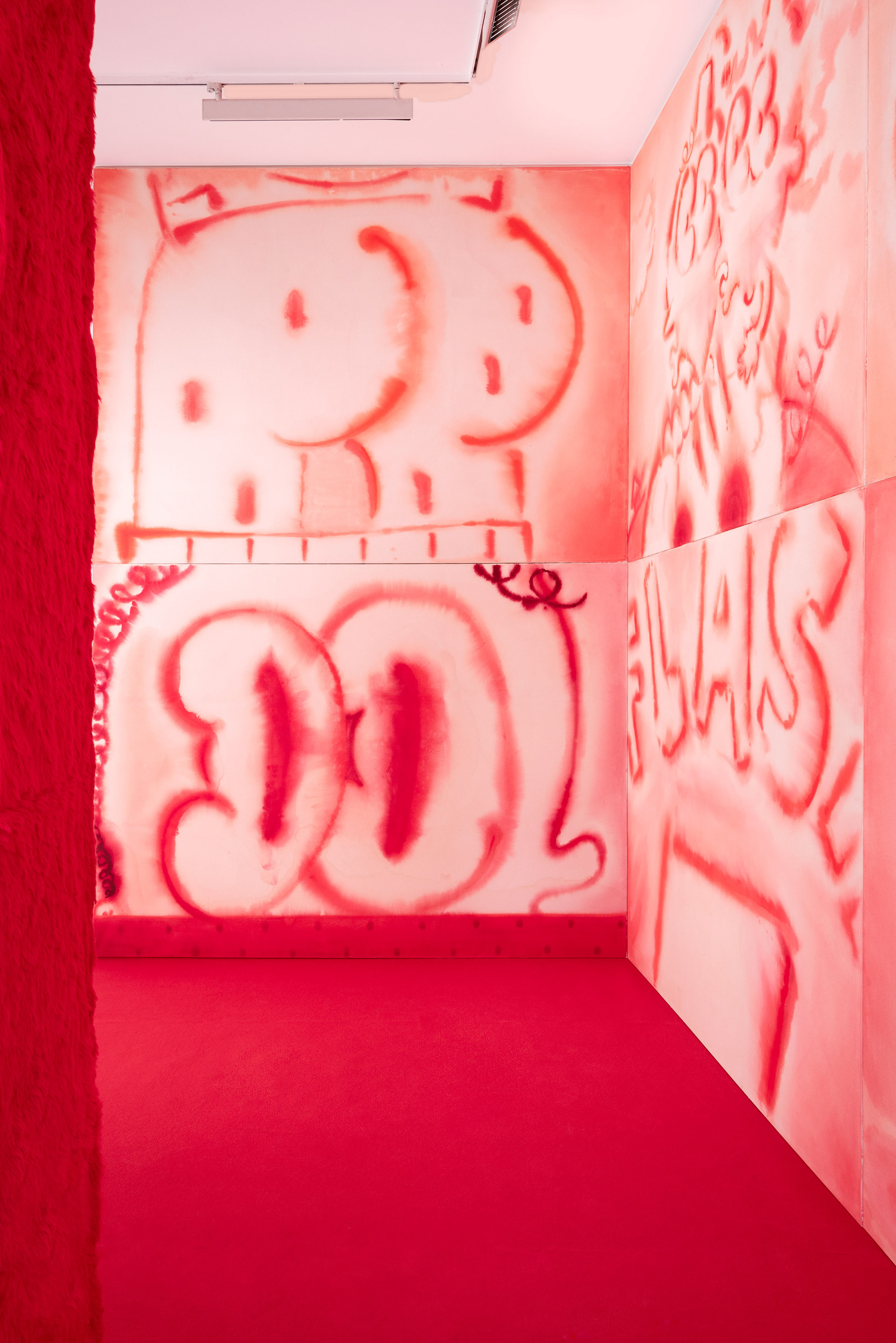 "Le Peep Show" Feinste Künstleraquarelle - 220 x 300 cm - Öl auf Leinwand © Foto: Frank Kleinbach