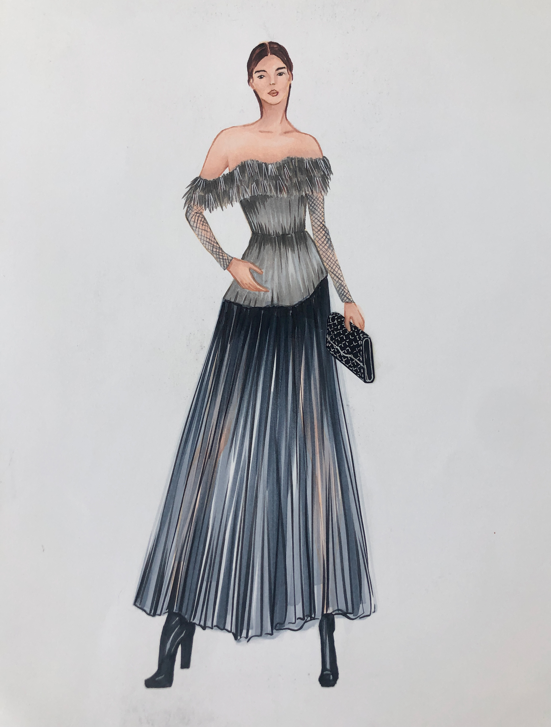 Marker Fashion Illustration