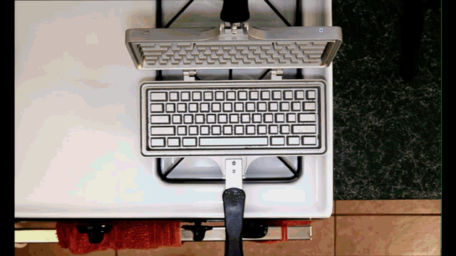 The Keyboard Waffle Iron by Chris Dimino, Designer — Kickstarter