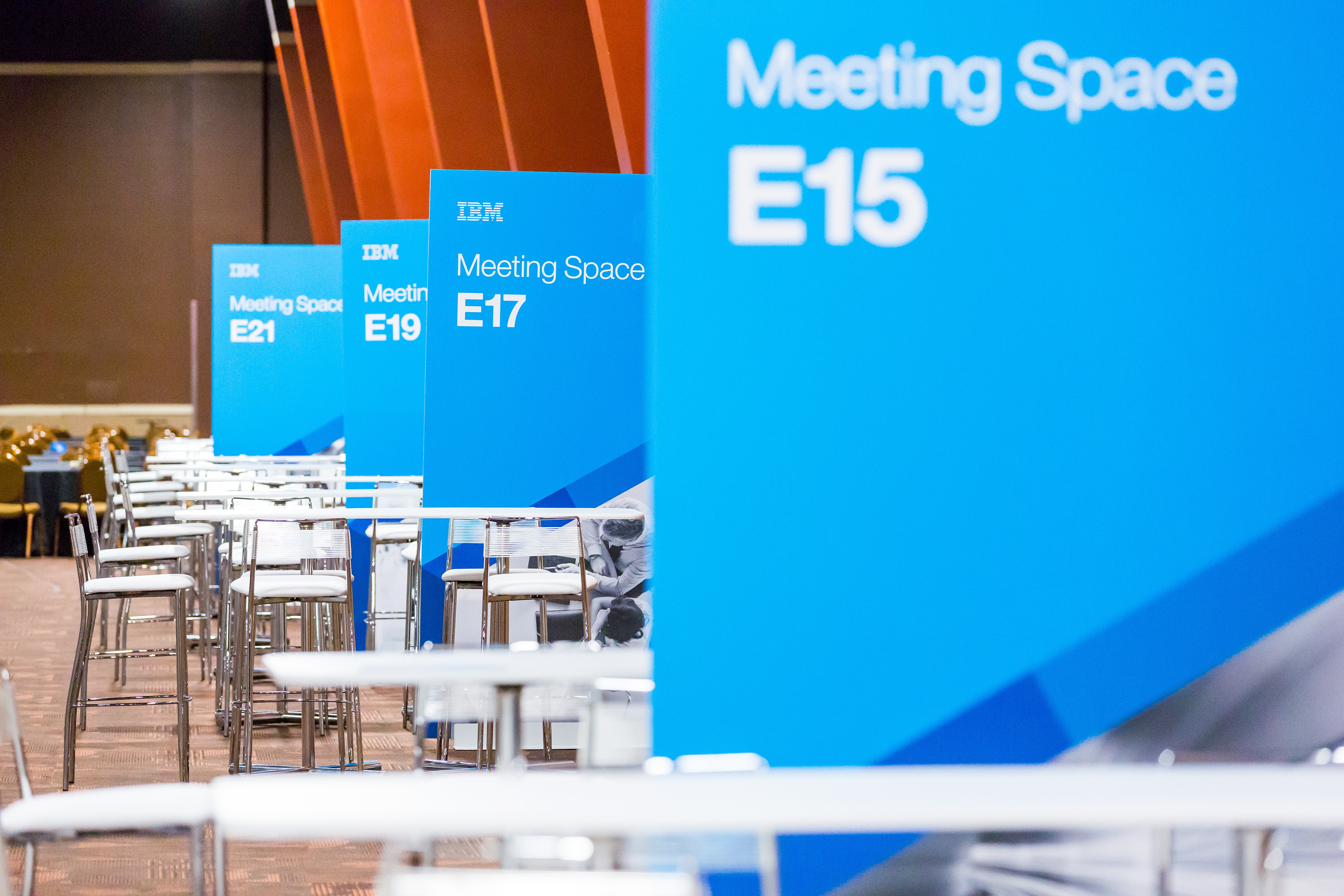 Semi-private meeting spaces