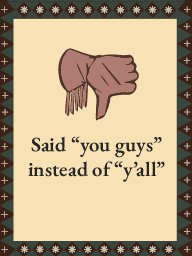 Negative Event Card