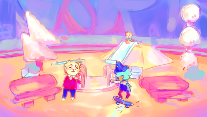 Early Environment Concept for Visual Direction