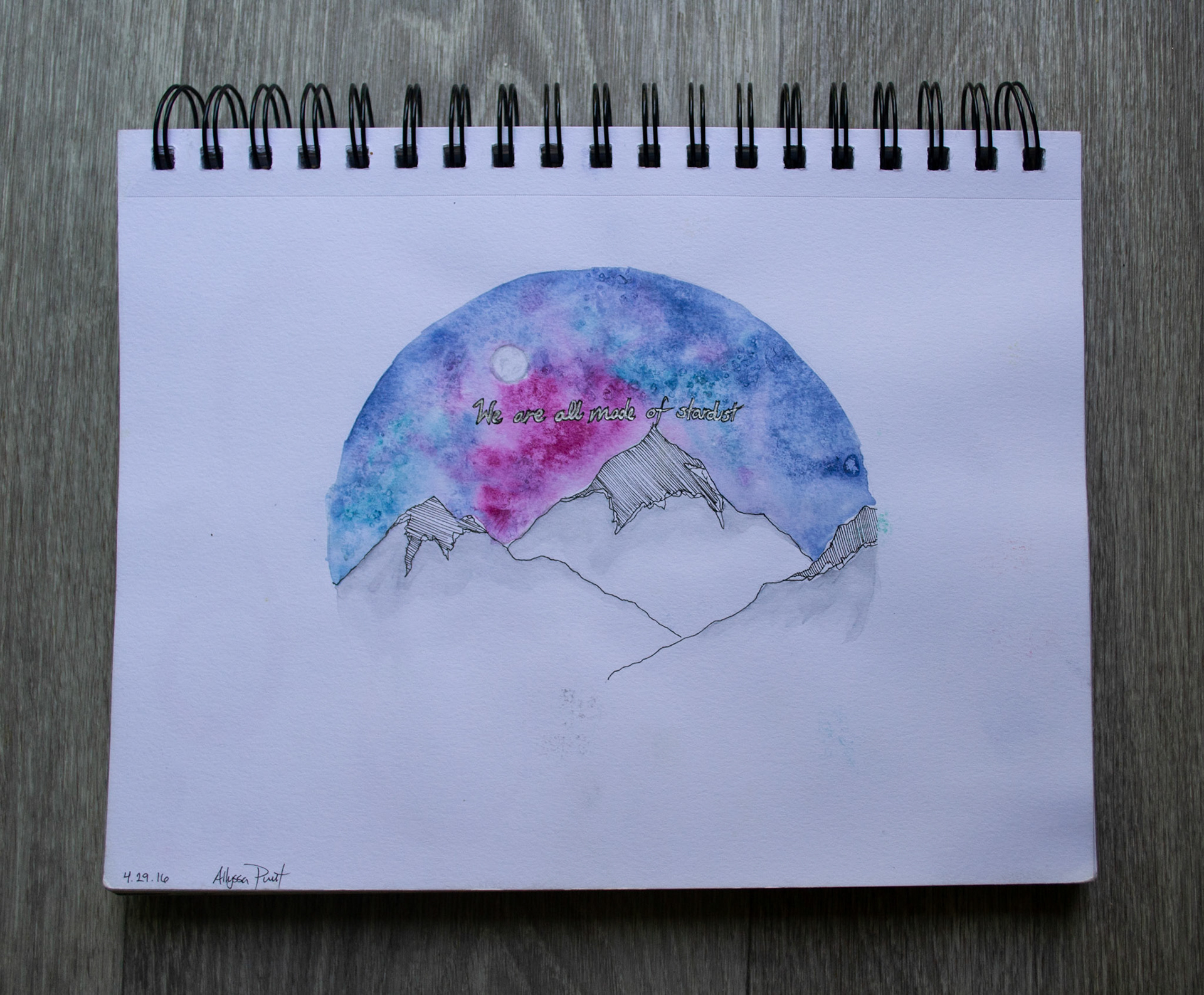Watercolor & ink