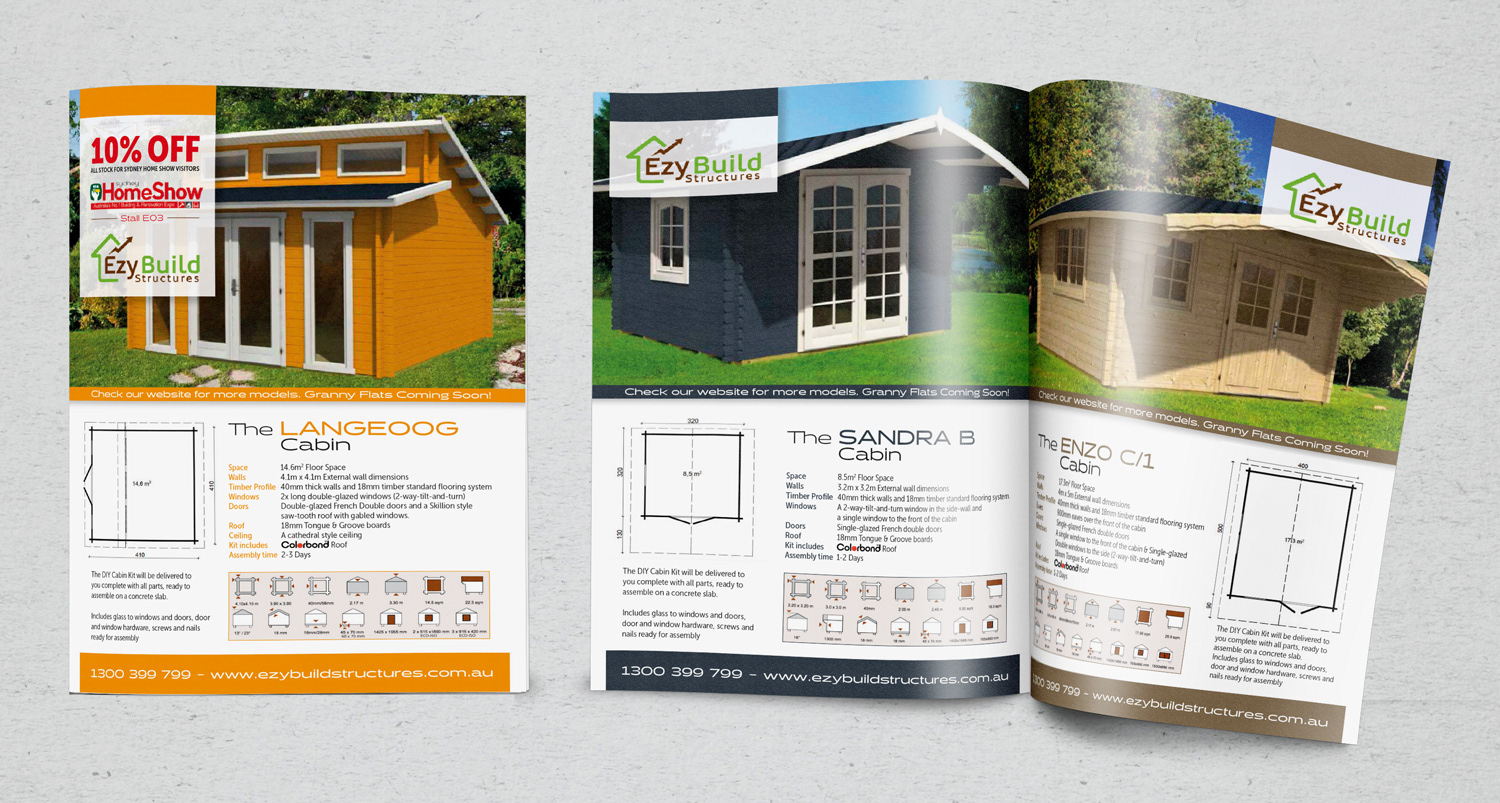 EzyBuild Structures - Broschürengestaltung