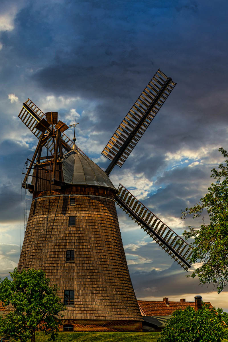 Holländerwindmühle-Straupitz-Brandenburg-Germany