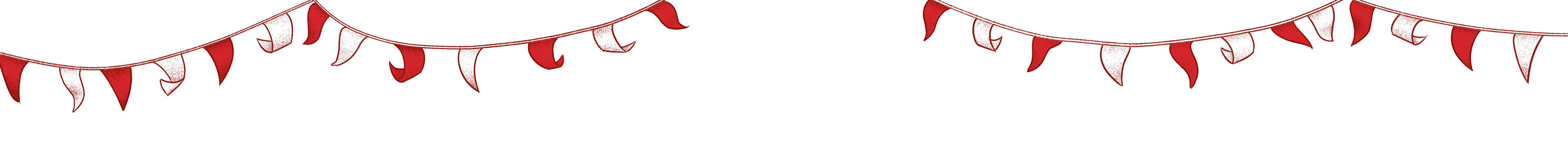 Bunting for use on website