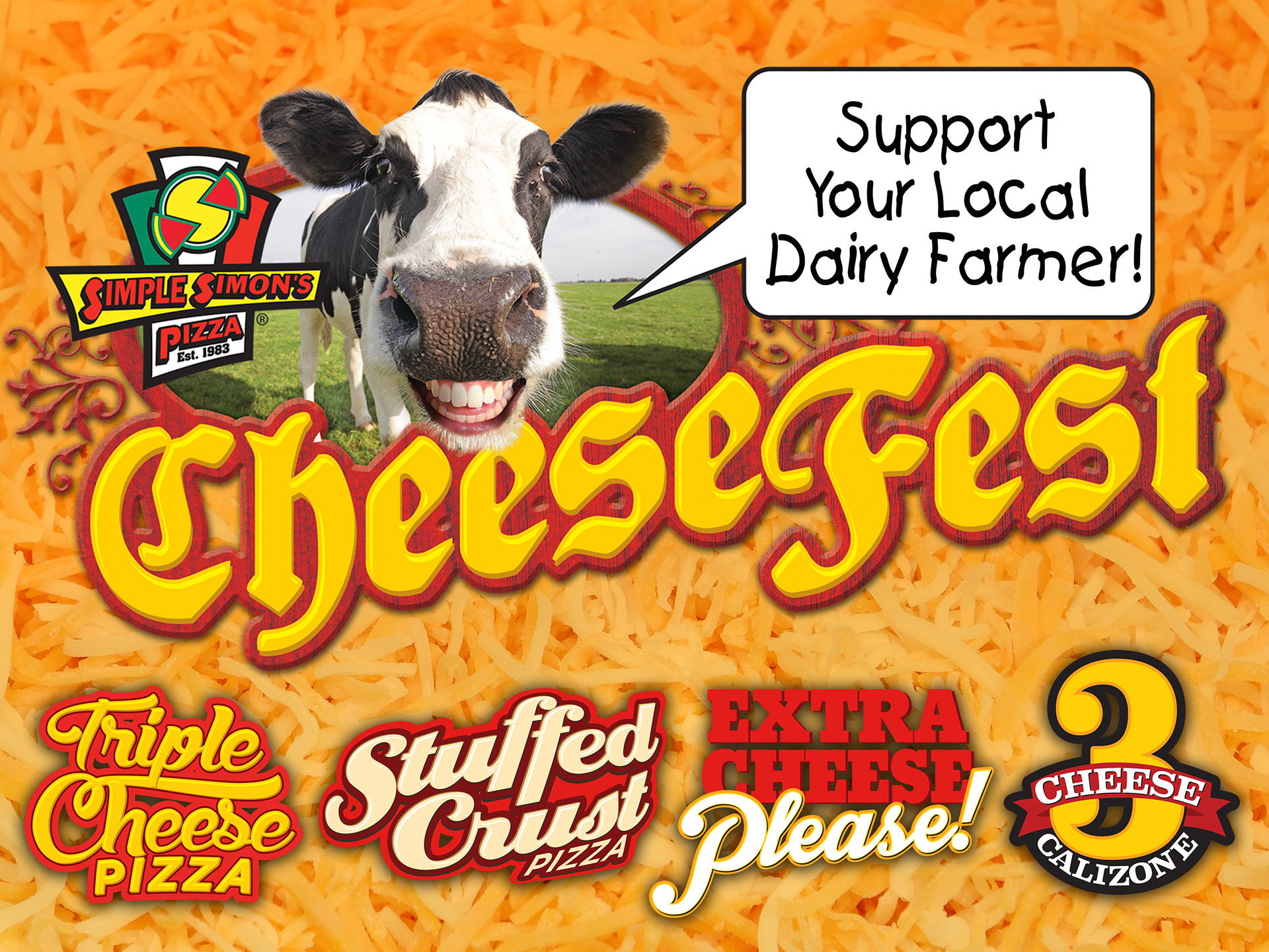 Annual CheeseFest Promotion Graphics