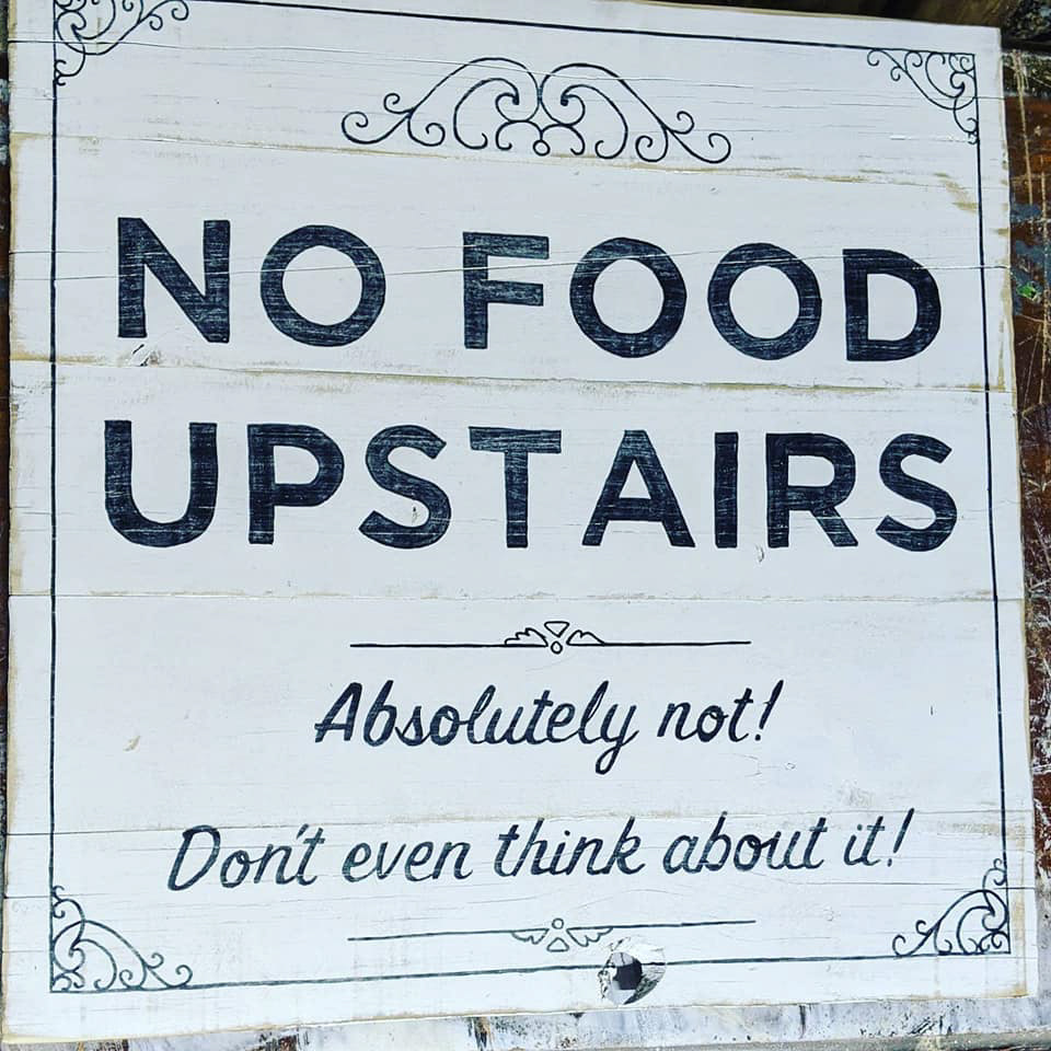 No Food Upstairs