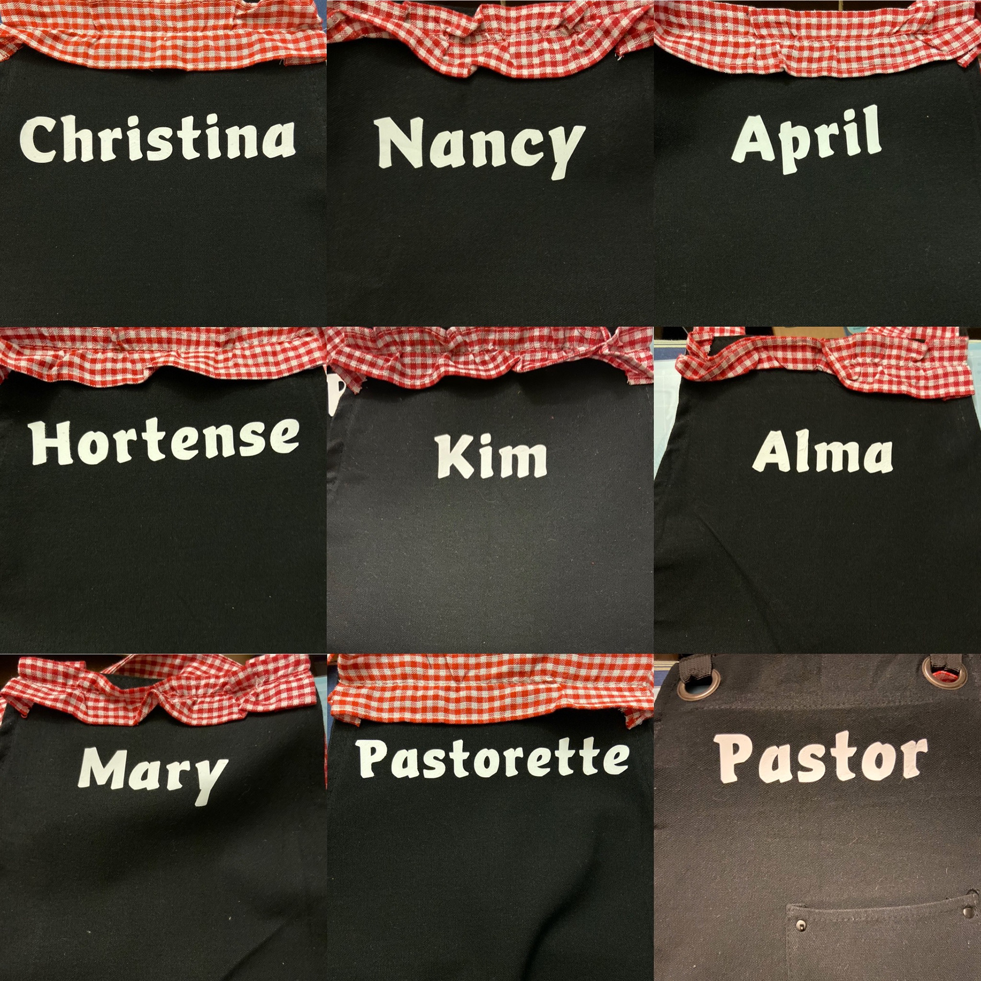 Personalized Aprons